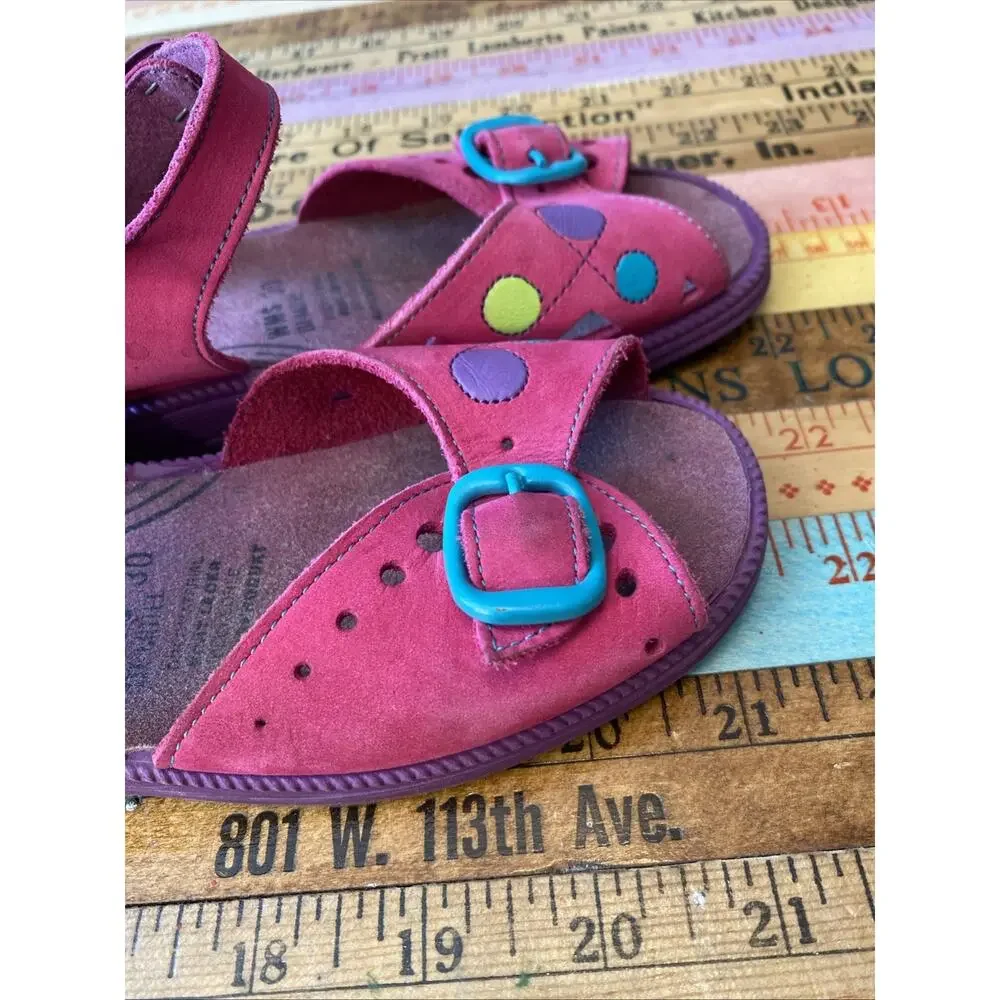 Elefanten Sandals Pink Girls Yourh EU Size 30 US 12 Leather Colorful Germany